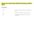 GEB 1011 Intro to Business Midterm UPDATED ACTUAL Questions and CORRECT  Answers