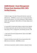 AAMS MODULES EXAMS BUNDLE