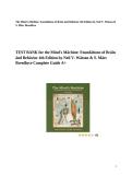 Test Bank The Mind&rsquo;s Machine Foundations of Brain and Behavior 4th Edition Watson & Breedlove ISBN 9781605359731