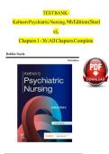 Psychiatric Nursing &ndash; 8th Edition &lpar;Norman L&period; Keltner & Debbie Steele&rpar; &vert; Complete Test Bank with Questions&comma; Answers&comma; and Rationales