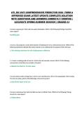 ATI&comma; RN VATI COMPREHENSIVE PREDICTOR 2024  FORM A   APPROVED EXAM LATEST UPDATE COMPLETE SOLUTION  WITH QUESTIONS AND ANSWERS CORRECTLY VERIFIED &lpar;  ACCURATE SPRING-SUMMER SESSION &rpar; GRADED A&plus;