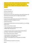 NERVOUS SYSTEM EXAM QUESTIONS AND ANSWERS LATEST DOWNLOADED 2025&sol;2026 A COMPLETE SOLUTION ALL ANSWERS 100&percnt; CORRECT DETAILED BEST GRADED A&plus; FOR SUCCESS