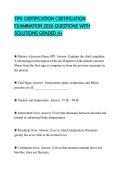 TIPS CERTIFICATION CERTIFICATION EXAMINATION 2026 QUESTIONS WITH SOLUTIONS GRADED A&plus;