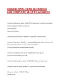 BSC2086 FINAL EXAM QUESTIONS AND COMPLETE VERIFIED ANSWERS