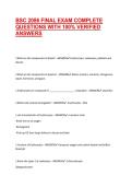 BSC 2086 FINAL EXAM COMPLETE QUESTIONS WITH 100&percnt; VERIFIED ANSWERS