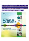 Medical Assisting Administrative & Clinical Competencies&lpar;WORKSHEETS ANSWER KEYS&rpar; &lpar;MindTap Course List&rpar; 9th Edition by Michelle Blesi&comma; All Chapters 1 - 58