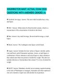 WASHINGTON MAST ACTUAL EXAM 2026 QUESTIONS WITH ANSWERS GRADED A&plus;