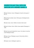WASHINGTON MAST FINAL PAPER 2026 QUESTIONS WITH ANSWERS GRADED A&plus;