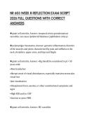 NR 603 WEEK 8 REFLECTION EXAM SCRIPT 2026 FULL QUESTIONS WITH CORRECT ANSWERS