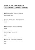 NR 658 ACTUAL EXAM PAPER 2026 QUESTIONS WITH ANSWERS GRADED A&plus;