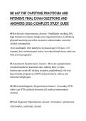 NR 667 FNP CAPSTONE PRACTICUM AND INTENSIVE FINAL EXAM QUESTIONS AND ANSWERS 2026 COMPLETE STUDY GUIDE
