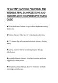 NR 667 FNP CAPSTONE PRACTICUM AND INTENSIVE FINAL EXAM QUESTIONS AND ANSWERS 2026 COMPREHENSIVE REVIEW GUIDE