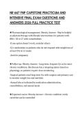 NR 667 FNP CAPSTONE PRACTICUM AND INTENSIVE FINAL EXAM QUESTIONS AND ANSWERS 2026 FULL PRACTICE TEST