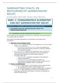 Samenvatting Staats- en bestuursrecht &lpar;administratief recht&rpar; Vives 2025-2026