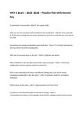WTA C Exam &ndash; 2025&ndash;2026 &ndash; Practice Test with Answer Key