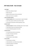 DCF Study Guide &ndash; Key Concepts