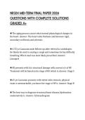 NR324 MID-TERM FINAL PAPER 2026 QUESTIONS WITH COMPLETE SOLUTIONS GRADED A&plus;