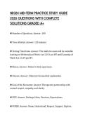 NR324 MID-TERM PRACTICE STUDY GUIDE 2026 QUESTIONS WITH COMPLETE SOLUTIONS GRADED A&plus;