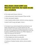 NR341 EXAM 2 EXAM SCRIPT 2026 PRACTICE QUESTIONS TEST BANK SOLVED 100&percnt; ACCURATE