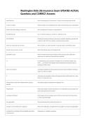 Washington State Life Insurance Exam UPDATED ACTUAL  Questions and CORRECT Answers 