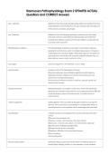 Rasmussen Pathophysiology Exam 2 UPDATED ACTUAL  Questions and CORRECT Answers