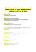 Portage Learning BIOD 101 Module 2&comma; 2026&sol;2027 &ndash; Questions and Verified Answers&comma; A&plus; GradeBIOD 101 &ndash; Module 2&colon; Chemistry of Life