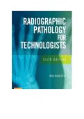 Test Bank for Radiographic Pathology for Technologists 6th Edition by Nina Kowalczyk Ph&period;D&period; R&period;T&period;&lpar;R&rpar;&lpar;CT&rpar;&lpar;QM&rpar; FASRT &lpar;Author&rpar;