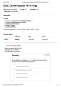 MSCI 520&vert; Module 3&vert; Week 3 QUIZ&vert;Respiratory Physiology&vert; Questions and answers&vert; Updated &vert; RATED A&plus; &vert; 2026&vert; Liberty University