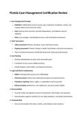 Florida Case Management Certification Review