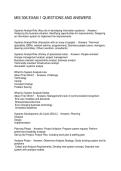 MIS 306 EXAM 1 QUESTIONS AND ANSWERS