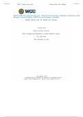 D030 UUM1 Nursing Service Line - Wound Care Services Template &vert; Questions And  Answers&comma; Latest Update &vert; 100&percnt; Correct Answers &vert; Graded