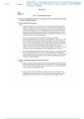 D078 Task 1 - Organizational Structure For Consulting Business  &lpar;WGU&rpar; &vert; Questions And Answers&comma; Latest Update &vert; 100&percnt; Correct  Answers &vert; Graded