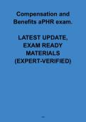 Compensation and Benefits aPHR Exam &vert; Practice Questions & HR Certification Prep PDF
