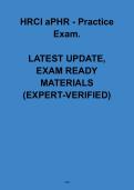 HRCI aPHR Practice Exam &vert; Verified Questions & HR Certification Exam Prep PDF