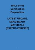 HRCI aPHR Certification Preparation &vert; Practice Questions & HR Exam Study Guide PDF