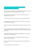  New Jersey 7A Pest Control Exam Practice Questions Solved to Score A&plus;