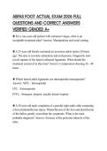 ABFAS FOOT ACTUAL EXAM 2026 FULL QUESTIONS AND CORRECT ANSWERS VERIFIED GRADED A&plus;
