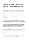 ABIM CERTIFICATION 2026 FULL STUDY PACK WITH VERIFIED Q&A SOLUTIONS