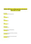 SOCRA CCRP Certification Exam &ndash; Practice Questions & Answers &lpar;2026&sol;2027&rpar;SOCRA CCRP Exam&comma; 2026&sol;2027 &ndash; Verified Questions and Answers&comma; A&plus; Grade