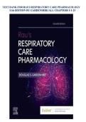 Test Bank&colon; Rau's Respiratory Care Pharmacology &lpar;11th Edition&rpar; &ndash; Douglas S&period; Gardenhire