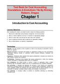 Test Bank&colon; Cost Accounting&colon; Foundations & Evolutions &lpar;10th Edition&rpar; &ndash; Michael R&period; Kinney&comma; Cecily A&period; Raiborn&comma; & Jennifer Dragoo