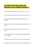 ACLS PRE TEST ACTUAL EXAM 2026 QUESTIONS WITH ANSWERS GRADED A&plus;