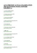ACLS PRETEST ACTUAL EXAMINATION 2026 QUESTIONS WITH ANSWERS GRADED A&plus;