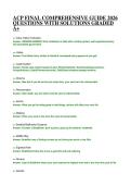 ACP FINAL COMPREHENSIVE GUIDE 2026 QUESTIONS WITH SOLUTIONS GRADED A&plus;