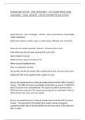 EOOW DDG FLTIIA - FOR DUMMIES &vert; 257 QUESTIONS AND ANSWERS &vert; 2026 UPDATE &vert; WITH COMPLETE SOLUTION