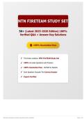 NTN FireTEAM Study Set 50&plus; &lpar;Latest 2025-2026 Edition&rpar; 100&percnt; Verified Q&A &plus; Answer Key Solutions