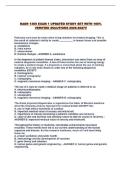 RADR 1309 EXAM 1 UPDATED STUDY SET WITH 100&percnt; VERIFIED SOLUTIONS 2026-2027&excl;&excl;