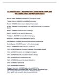 RADR 1309 TEST 1 REVIEW STUDY GUIDE WITH COMPLETE SOLUTIONS 100&percnt; VERIFIED 2026-2027&excl;&excl;