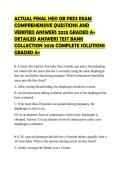 ACTUAL FINAL HESI OB PEDS EXAM COMPREHENSIVE QUESTIONS AND VERIFIED ANSWERS 2025 GRADED A&plus; DETAILED ANSWERS TEST BANK COLLECTION 2026 COMPLETE SOLUTIONS GRADED A&plus;ACTUAL FINAL HESI OB PEDS EXAM COMPREHENSIVE QUESTIONS AND VERIFIED ANSWERS 2025 GRADED A&plus; DE