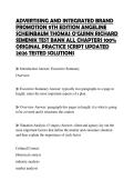ADVERTISING AND INTEGRATED BRAND PROMOTION 9TH EDITION ANGELINE SCHEINBAUM THOMAS O'GUINN RICHARD SEMENIK TEST BANK ALL CHAPTERS 100&percnt; ORIGINAL PRACTICE SCRIPT UPDATED 2026 TESTED SOLUTIONS